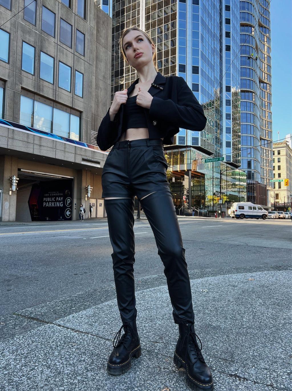 Faux Leather Pants